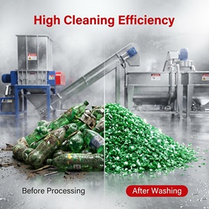 Ligne de lavage et de <span class=keywords><strong>recyclage</strong></span> de bouteilles en PET, ligne de <span class=keywords><strong>recyclage</strong></span> et de granulation de <span class=keywords><strong>plastique</strong></span> en deux étapes (150 mm) - Product Image 3