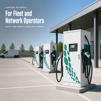 Bestar CPM4 Chargeur rapide commercial DC 80-240kW 2 Interfaces 380V Station de recharge VE Nouvelle Génération pour Parcs de Stationnement et Autoroutes