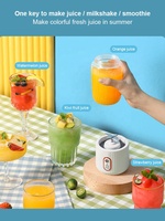 Blender à jus pour l'extérieur, mini presse-agrumes portable, smoothie et jus, charge USB, extracteur de jus portable