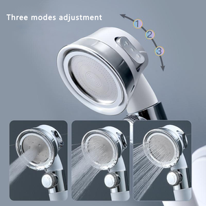 Douche à main moderne en ABS blanc avec lumière <span class=keywords><strong>LED</strong></span>, filtre en acier inoxydable, haute pression, économie d'eau, vente chaude - Product Image 5