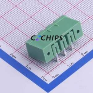 KF2EDGRM-5.0-3P Plug-in Terminal Block Bent Lead Through Hole,P=5mm Board-to-Board / Socket - Closed Screw Fixing 1x3P 5mm - Product Image 2