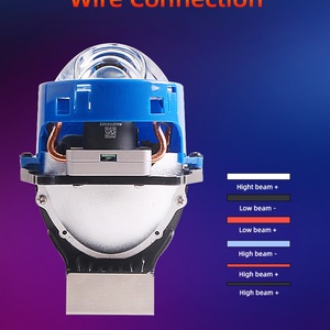 Newest High Quality L90 3 Inch Bi LED Laser Projector Lens Headlights 52w 6000k 4300k Super Bright High Quality Bi Led Lens Lamp - Product Image 4