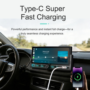 Radio para Auto SEMAITU de 6.8 Pulgadas y 1.5 Din con Carplay Inalámbrico y Android Auto, Reproductor MP5, Compatible con Bluetooth 5.1/FM/<span class=keywords><strong>AM</strong></span>/Pantalla IPS - Product Image 3