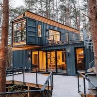 Maison modulaire certifiée CE et ISO ; Villa préfabriquée aux normes internationales avec matériaux internes ignifuges