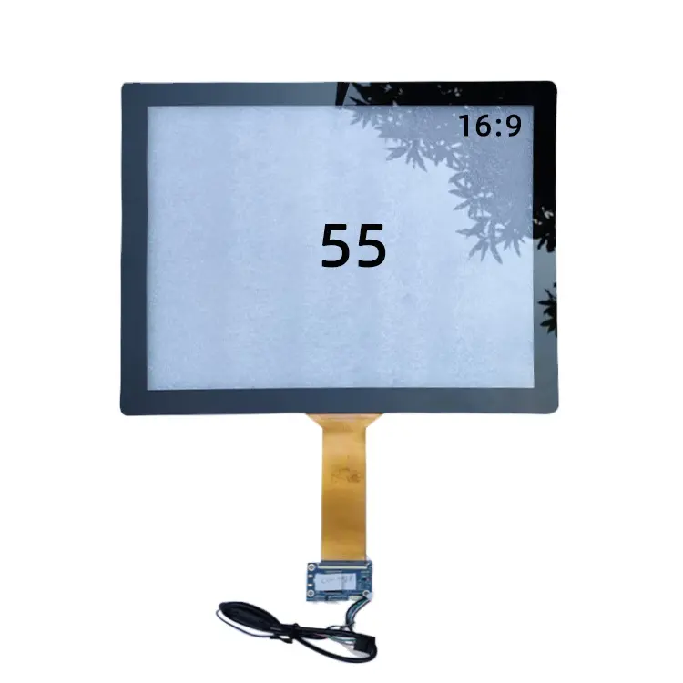 PCAP сенсорный экран 55 дюймов проекционный емкостный сенсорный экран Мульти Сенсорная панель для интерактивного киоска AIO PC