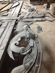 Magnifique <span class=keywords><strong>dessin</strong></span> en <span class=keywords><strong>fer</strong></span> <span class=keywords><strong>forgé</strong></span> porte en acier - Product Image 4