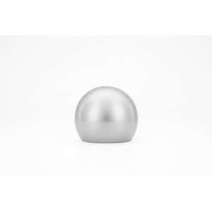 Modern Matt Silver Ball Perfume <b>Cap</b> FEA15 Elegant Round Sphere Lid for Fragrance Bottle - Product Image 1