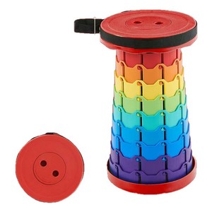 كرسي قابل للطي مقاوم للماء من البولي بروبيلين للاستخدام الخارجي ومقعد تلسكوبي - خفيف الوزن للغاية ومحمول للسفر والصيد - Product Image 5