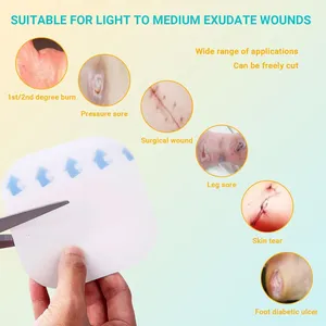 แผ่นปิดแผลไฮโดรคอลลอยด์แบบมีกาวในตัวพร้อมขอบนุ่ม - Product Image 6