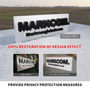 3d频道字母Led亚克力标牌霓虹灯照明字符led灯霓虹灯标牌厂家批发 - Product Image 4