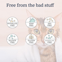 Shampoo anti-démangeaisons pour chien entièrement naturel, parfum d'aloe vera et de concombre, sans savon, apaise la peau sèche, adoucit, désodorise, shampooing à l'avoine pour animaux domestiques, chiens et chats