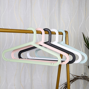 <b>Plastic</b> Clothes Hanger Rectangle Non-Slip Multi-Functional For Clothes And <b>Pants</b> Hook Type Household Use - Product Image 2