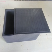 Moule en graphite haute pureté pour lingots, boîte, plateau, bac, en stock pour la coulée d'or et d'argent, moule en graphite pour la coulée d'or