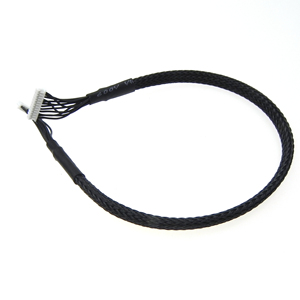 Faisceau de câblage personnalisé avec connecteur doublement terminé JST SHR-12V-S 12 broches, pas de 1,0 mm, pour appareils d'affichage médical - Product Image 3
