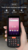 Escáner de Código de Barras Industrial Android 1D/2D, Lector NFC/RFID, Terminal PDA Portátil para Gestión de Inventario/Stock