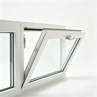 Fenêtre à battant et à bascule en aluminium à rupture de pont thermique, triple vitrage, faible émissivité, certifiée Passivhaus, isolation supérieure, insonorisation, taille personnalisée