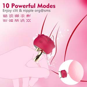 Vibrador de Clítoris con Forma de Rosa, Estimulador Vaginal, Masturbador Femenino, <span class=keywords><strong>Mini</strong></span> Anillo Vibrador, Masajeador de Pezones, Precio de Fábrica - Product Image 6