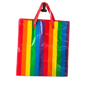 Индивидуальная рекламная перерабатываемая полипропиленовая ламинированная тканая сумка для покупок