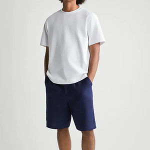 Camiseta de Cuello Redondo para Hombre, Personalizable, Transpirable, Básica, Ligera, Informal, de Algodón, para Verano - Product Image 3