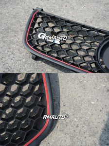 Parrilla Delantera para VW BORA, Parrilla de Panal de Abeja para Volkswagen VW BORA GLI 2006-2008, Accesorios para Automóviles - Product Image 4