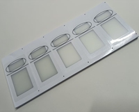 Autocollant de voiture Citroën personnalisé, durable, résistant à l'huile, en PET transparent de 0,05 mm, avec dos en sérigraphie et bande adhésive 3M à pois pour fenêtre