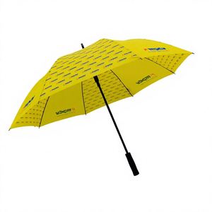 Paraguas de Golf Amarillo con Mango de EVA, Regalo Empresarial, Logotipo Personalizado, Material Pongee, Protección Específica, 8 Varillas, Clásico, de Viaje - Product Image 2