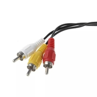 Cavo Audio Video Composito RCA da 1,8M 6FT per N64 Gamecube NGC SNES, Cavi AV