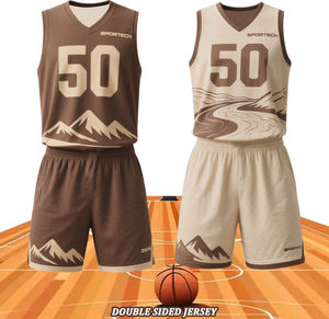 Impresión por sublimación personalizada, ropa deportiva ligera sin mangas, camisetas de uniformes reversibles, uniformes de <span class=keywords><strong>baloncesto</strong></span> negros y amarillos - Product Image 4