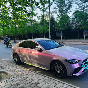 Beikaer Koolstofvezel Hoogglans Vinyl Auto Wrap Ster Grijs Fantoom Diamant Kameleon Candy Auto Film Auto Wrap Vinyl - Product Image 3