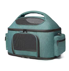 กระเป๋าเดินทางแบบพกพาพับได้สำหรับสัตว์เลี้ยงกระเป๋าเป้สะพายหลังสำหรับการเดินทางของสุนัขและแมว - Product Image 2