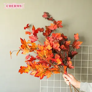 Top Qualität Herbst Ahorn Blätter Künstliche Pflanzen DIY Hochzeit Dekorative