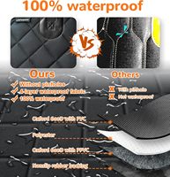 Hamac imperméable 600D résistant aux rayures antidérapant Durable doux siège arrière pour animaux de compagnie housse de siège pour chien housse de siège de voiture