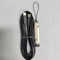 Câble de charge invisible 2-en-1 avec support multi-angles réglable Type C, câble de charge rapide 240W 5 pieds
