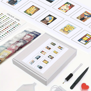 Kit Pittura Diamante 5D Fai da Te, Mini Pittura Diamante 5D Personalizzata con Tema Personaggio <span class=keywords><strong>Mona</strong></span> <span class=keywords><strong>Lisa</strong></span> per Bambini - Product Image 1