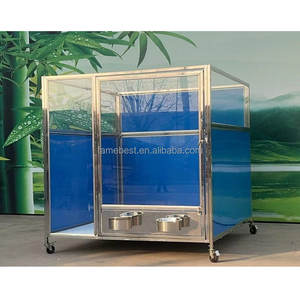 Premium Cam Kapılı Köpek Kulübesi - Günlük Bakım İçin Güvenli ve Verimli Lüks Evcil Hayvan Kulübesi - Product Image 6