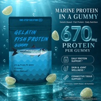 Fabricants de bonbons gélifiés, gommes à la gélatine de protéines de poisson pour adultes, formule personnalisée, complément alimentaire quotidien pour le bien-être, gommes à la gélatine de poisson