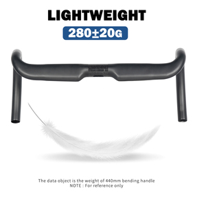 Guidon de vélo de route en fibre de carbone T1000 de haute qualité, personnalisable en usine, pour diamètre de potence 31,8 mm, largeur de guidon 380/440 mm, OEM - Product Image 6