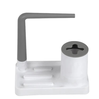 Égouttoir de cuisine en plastique pour évier, support de rangement, organisateur de cuisine, porte-ustensiles, porte-serviettes, panier d'évier