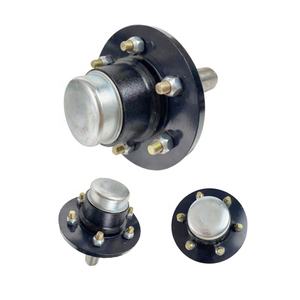 Nouvelle essieu <span class=keywords><strong>agricole</strong></span> en acier pour <span class=keywords><strong>remorque</strong></span> <span class=keywords><strong>agricole</strong></span> ATV, usage léger, 5 ou 6 goujons - Product Image 1