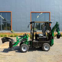 Mini Backhoe Loader Elektrik Multifungsi 4WD, Kapasitas Angkut 600kg, dengan Sertifikasi CE EPA Euro5, Dijual