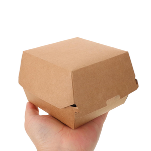 High Grade Eco-Friendly Foldable Kraft Paper Hard <b>Boxes</b> Magnetic Snap for Snack Burger Takeaway <b>Packing</b> - Product Image 5