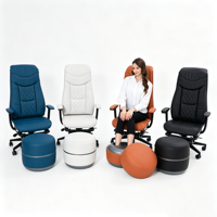 Chaise de bureau ergonomique électrique inclinable avec massage par vibration pour le cou et le dos, portable, pour ordinateur, en promotion