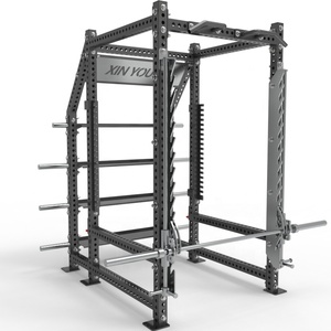 Rack de musculation multifonction en acier pour usage commercial, machine Smith avec design Sspr2003, haute résistance, capacité de charge élevée - Product Image 1