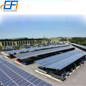 Système de montage de panneaux solaires pour parking, structure de montage de panneaux solaires pour abri de voiture, système de support de panneaux solaires pour carport - Product Image 2