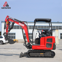 Pabrik ekskavator kecil 1t 1.6t 1.8 Ton 2 Ton harga murah ekskavator Mini China Ce Epa ekskavator Mini untuk harga murah