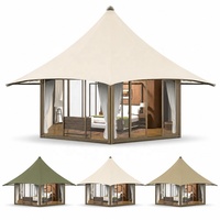 Tentes de glamping et de villégiature haut de gamme BOTEEN, structure en alliage d'aluminium quatre saisons, étanchéité 3000 mm, design écologique