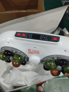 Moxibustión <span class=keywords><strong>Jade</strong></span> rodillo calefacción cinturón cálido amasado Lumbar vientre masajeador para mujer período alivio Abdomen - Product Image 4