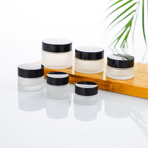 Wholesale Multi-style <b>Glass</b> Cream Bottle Thick Material Design Simple Cosmetic sealed <b>Packaging</b> <b>Glass</b> Jar - Product Image 3