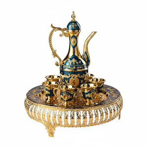 Dallah ทองเหลืองคุณภาพดีดีไซน์ทันสมัยพร้อมสติกเกอร์ดีไซน์ระดับพรีเมียมสำหรับโรงแรมและรีสอร์ท - Product Image 1