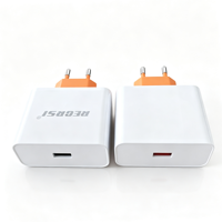 Adaptor Daya Berkualitas Tinggi 220V QC 20W 5V 3A 9V 2.25A 12V 1.8A Colokan EU untuk Penggunaan Smartphone, Kamera, dan Power Bank, Pengisi Daya Ponsel